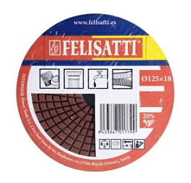 Фото товара «Круг алмазный гибкий шлифовальный Felisatti 125 мм P100 для влажной шлифовки»