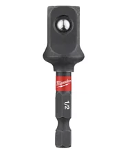Вы смотрели Адаптер ударный для головок Milwaukee HEX 1/4" > SQ 1/2"