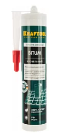 Фото товара «Герметик битумный Kraftool 300 мл черный»