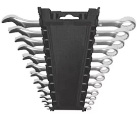 Фото товара «Набор ключей комбинированных VIP-Tool 8-19 мм в холдере (12 шт)»