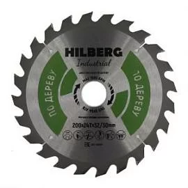 Товар «Диск пильный Hilberg Industrial Дерево 200х32/30 мм 24T» Фото товара «Диск пильный Hilberg Industrial Дерево 200х32/30 мм 24T»