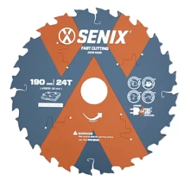 Фото товара «Диск пильный Senix 190 мм х 30 мм 24Т по дереву»