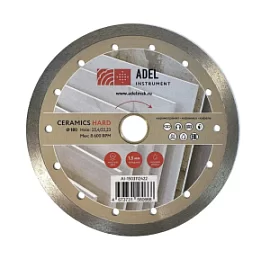 Фото товара «Диск алмазный Adel Instrument Hard Ceramics 180х1,5х8х25,4/22,2 мм сплошной»