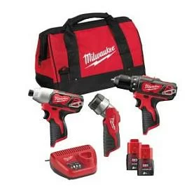 Фото товара «Набор инструментов Milwaukee M12 ВPP3А-202В (Li-Ion 2Ач)»