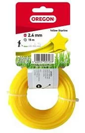 Товар «Леска для триммера Oregon Yellow Star 2,4 мм/15 м звезда » Фото товара «Леска для триммера Oregon Yellow Star 2,4 мм/15 м звезда »