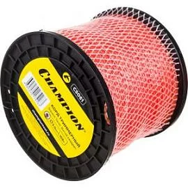 Товар «Леска для триммера Champion Square Twist Duo 3,0 мм/168 м витая» Фото товара «Леска для триммера Champion Square Twist Duo 3,0 мм/168 м витая»