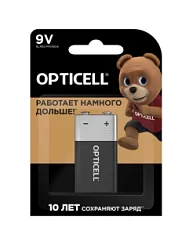 Вы смотрели Батарейки Opticell Basic 6LR61 9V (1 шт) 