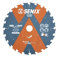 Вы смотрели Диск пильный Senix 165 мм х 20 мм 24Т по дереву