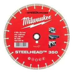Вы смотрели Диск алмазный Milwaukee SteelHead 350х25,4 мм