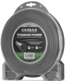 Фото товара «Леска для триммера Сaiman Titanium Power 3,0 мм/56 м круглая»