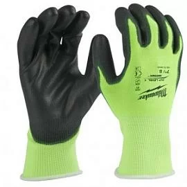 Товар «Перчатки Milwaukee L/9 с защитой от порезов, уровень 1 сигнальные» Фото товара «Перчатки Milwaukee L/9 с защитой от порезов, уровень 1 сигнальные»