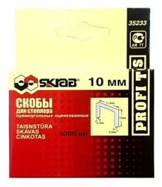 Фото товара «Скобы для степлера Skrab 53/10 мм (1000 шт)»