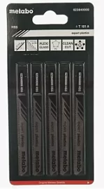 Товар «Набор пилок для лобзика Metabo Expert Plastics (5 шт) » Фото товара «Набор пилок для лобзика Metabo Expert Plastics (5 шт) »