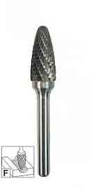 Фото товара «Бор-фреза твердосплавная ПрофОснастка №330 тип F 6х16х61 мм, хвостовик 6 мм »