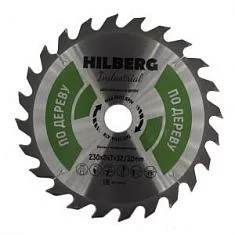 Вы смотрели Диск пильный Hilberg Industrial Дерево 230х32/30 мм 24T