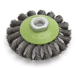 Фото товара «Щётка для УШМ Дело Техники 100 мм крученая конусная »