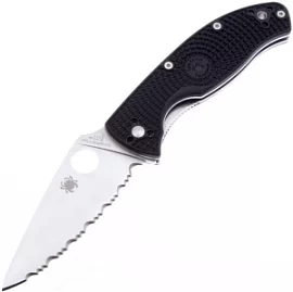 Фото товара «Нож Spyderco Tenacious LTW Serrated (122SBK)»