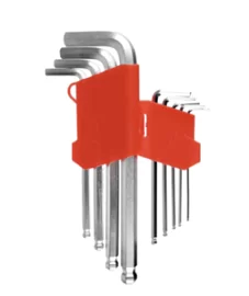 Фото товара «Набор ключей шестигранных Strong 1,5-10 мм с шаром (9 шт)»