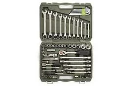 Товар «Набор головок с трещеточными ключами Дело Техники 1/4", 1/2" (77 шт) » Фото товара «Набор головок с трещеточными ключами Дело Техники 1/4", 1/2" (77 шт) »