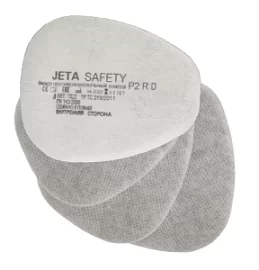 Товар «Фильтр предварительный угольный от пыли и аэрозолей Jeta Safety, класс P2 R D (4 шт)» Фото товара «Фильтр предварительный угольный от пыли и аэрозолей Jeta Safety, класс P2 R D (4 шт)»