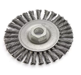 Фото товара «Щётка для УШМ Дело Техники 100 мм крученая плоская »