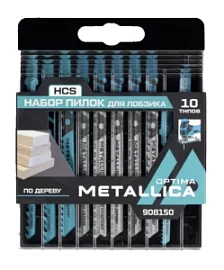 Товар «Набор пилок для лобзика Metallica Optima №3 по дереву (10 шт)» Фото товара «Набор пилок для лобзика Metallica Optima №3 по дереву (10 шт)»