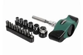 Товар «Отвертка WhirlPower с Т-образной рукояткой и набором бит (18 шт) (93-320)» Фото товара «Отвертка WhirlPower с Т-образной рукояткой и набором бит (18 шт) (93-320)»