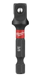 Фото товара «Адаптер ударный для головок Milwaukee Shockwave HEX 1/4" > SQ 3/8"»