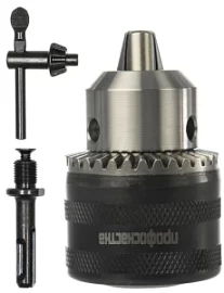 Фото товара «Патрон сверлильный ключевой ПрофОснастка Мастер №95 1/2" 2-13 мм с ключом и переходником SDS+ »