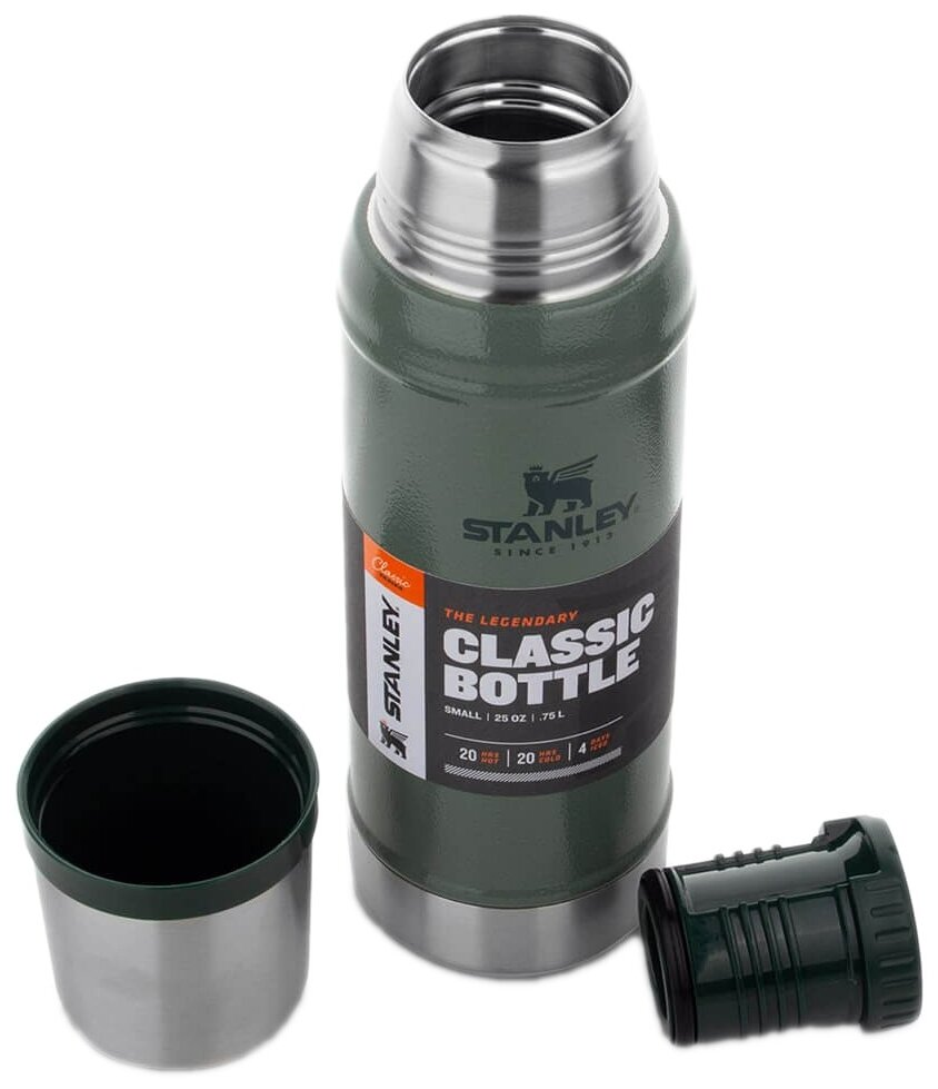 Термос Stanley Classic 0,75 л темно-зеленый №1