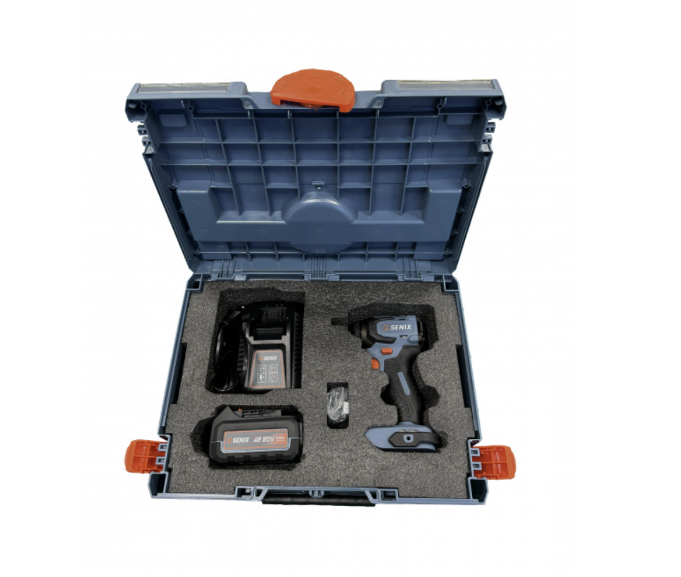 Аккумуляторный ударный винтоверт Senix PDIX2-M6-EU SET (1х4,0 Ач) №1