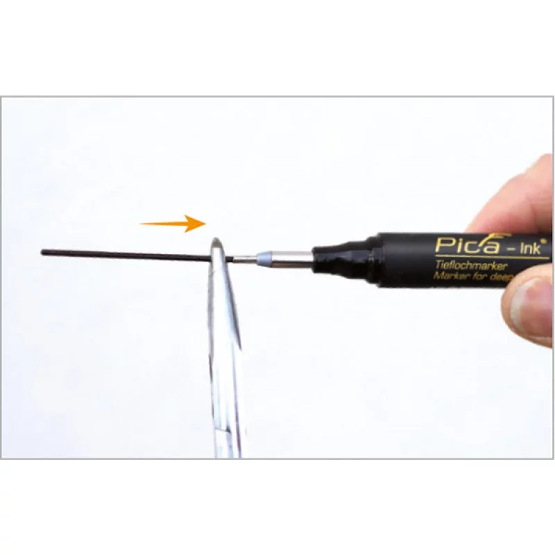 Маркер строительный для глубоких отверстий Pica Ink 1,5 мм, синий (150/41) №1