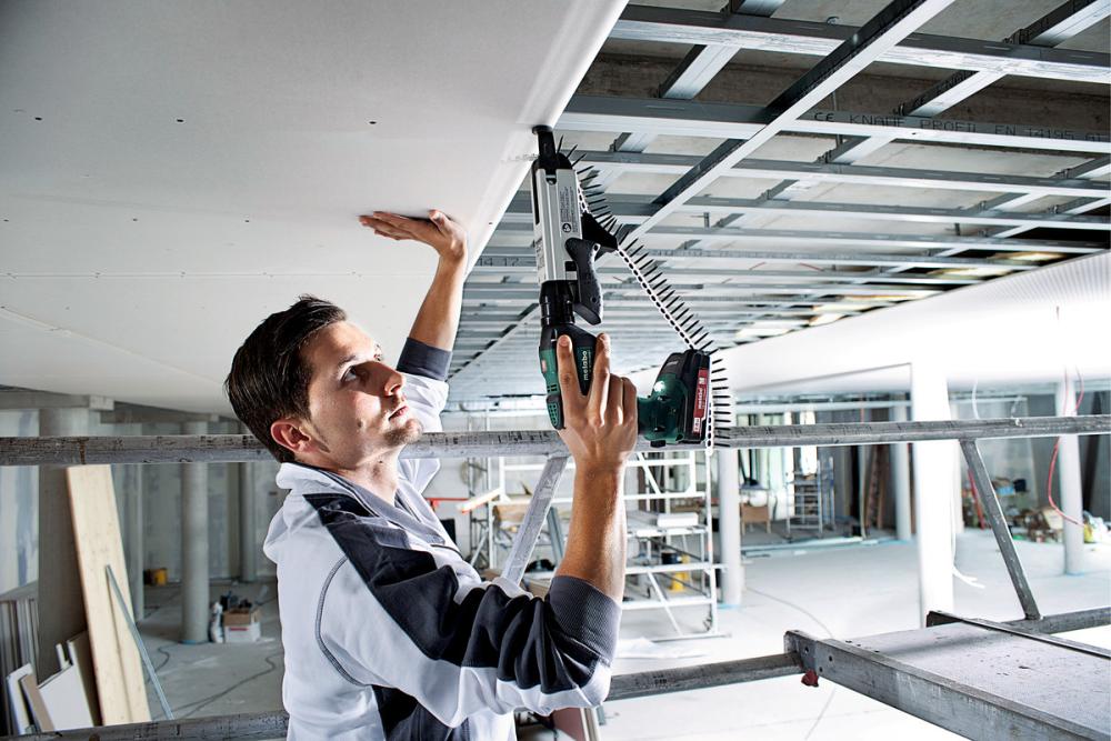 Аккумуляторный шуруповерт для гипсокартона Metabo SE 18 LTX 6000 (2х2 Ач) №4