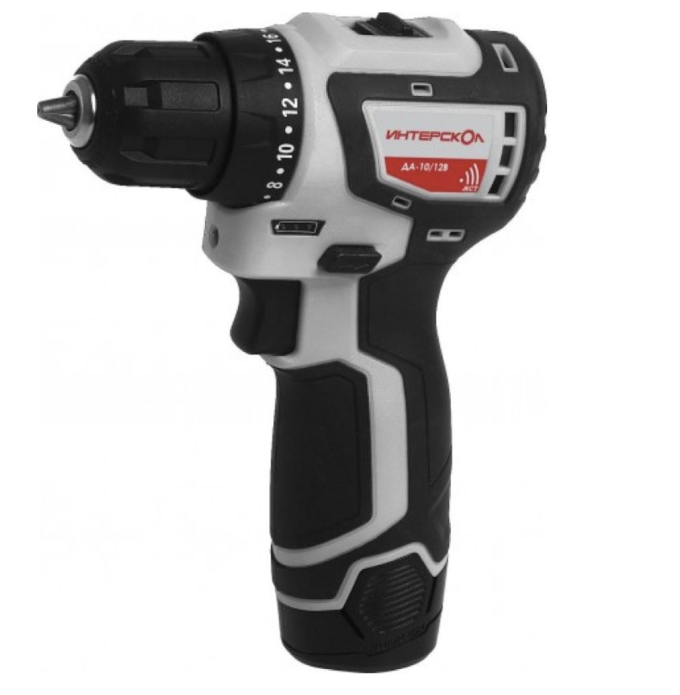 Аккумуляторная дрель-шуруповерт Интерскол МиниМАКС ДА-10/12B (без акк. и з/у) – №1