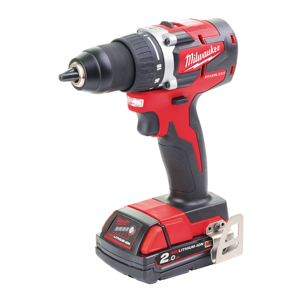 Аккумуляторная дрель-шуруповерт Milwaukee M18 CBLDD-202C(2х2,0 Aч) №5