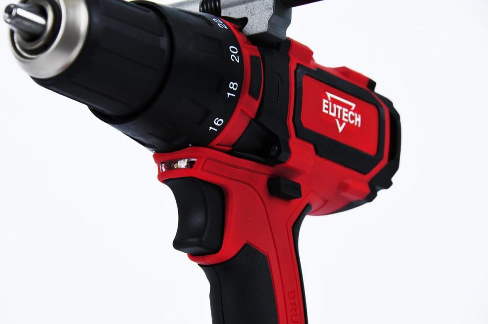 Аккумуляторная ударная дрель-шуруповерт Elitech ДА 18УБЛ2 (2х2,0 Ач) №6