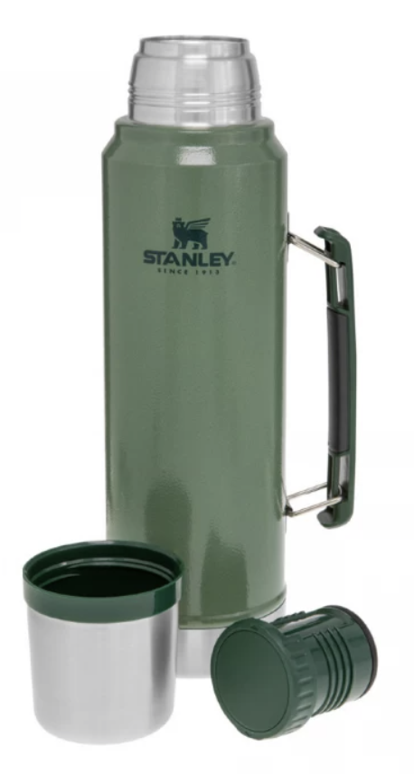 Термос Stanley Classic 1,0 л тёмно-зелёный №1