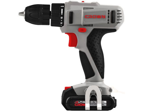 Аккумуляторная дрель-шуруповерт Crown CT21055L-1,5S BMC (1х1,5 Ач) – №1