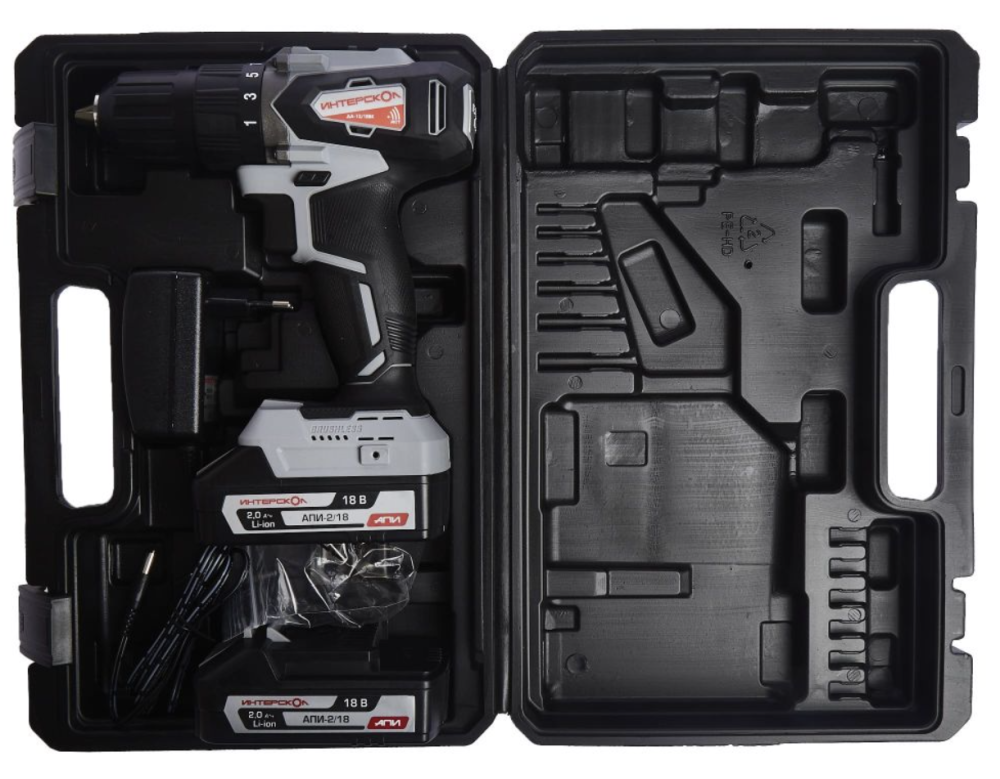 Аккумуляторная дрель-шуруповерт Интерскол ДА-13/18ВК 45 АПИ (без акк. и з/у) – №3