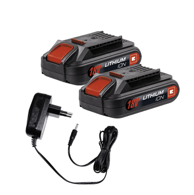 Аккумуляторная дрель-шуруповерт Einhell TC-CD 18-2 Li (2x1,3 Ач) №1