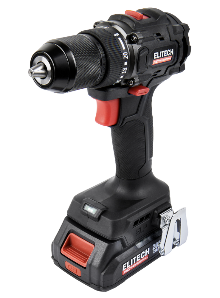 Аккумуляторная дрель-шуруповерт Elitech HD CD 20SL2 (2х2,0 Ач) (E2201.040.01) №1