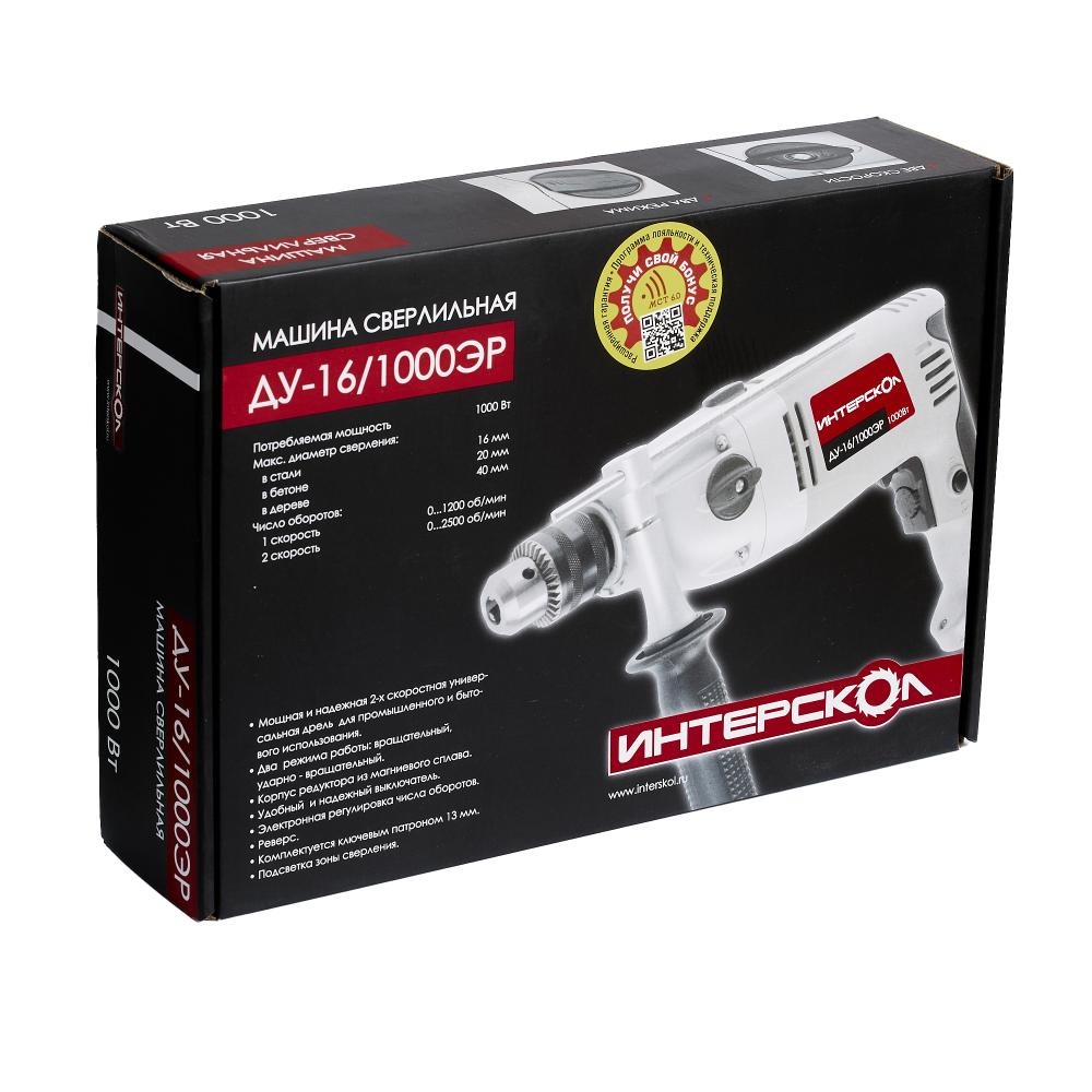 Дрель ударная Интерскол ДУ-16/1000ЭР №4