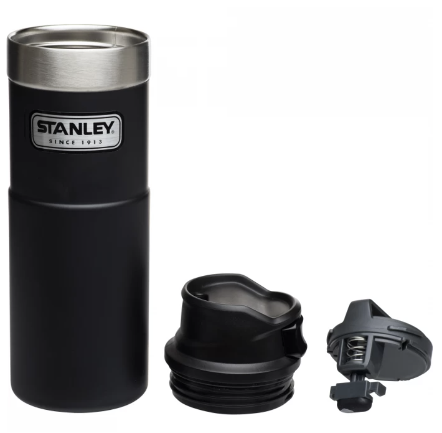 Термокружка Stanley Classic Trigger Action One Hand 0,47 л черная №2