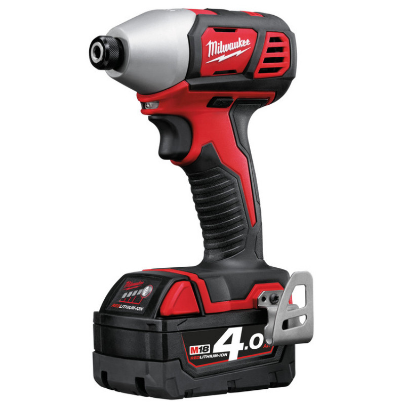 Аккумуляторный винтоверт Milwaukee M18 BID-402C (2х4,0 Ач) №1