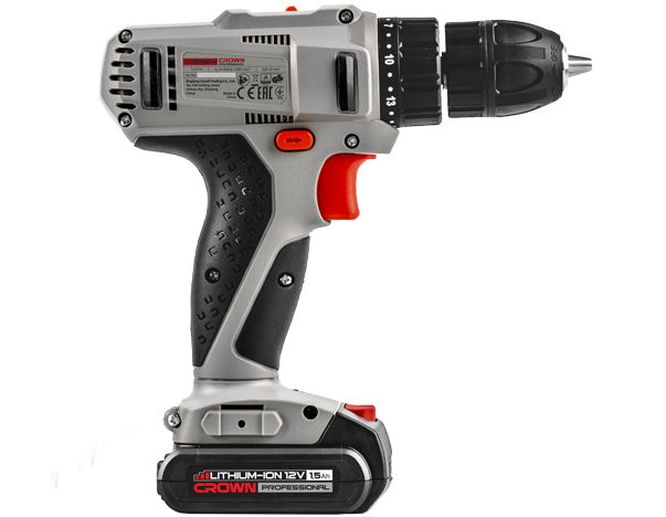 Аккумуляторная дрель-шуруповерт Crown CT21052LH-1,5 BMC (2х1,5 Ач) – №4