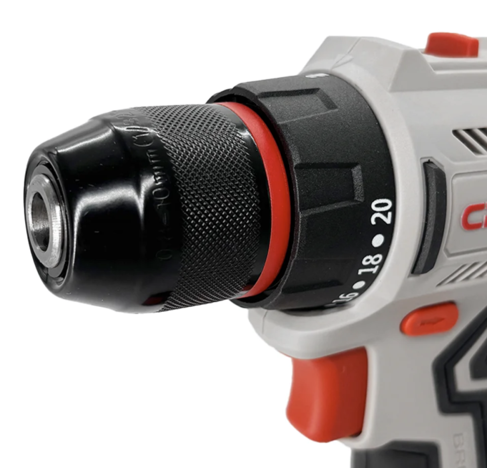 Аккумуляторная дрель-шуруповерт Crown CT21131HMX-2 BMC BL 20В (2х2,0 Ач) в кейсе – №2