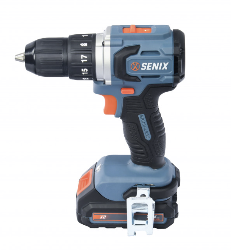 Аккумуляторная дрель-шуруповерт Senix PDDX2-M2-EU KIT (2х2,5 Ач) №1