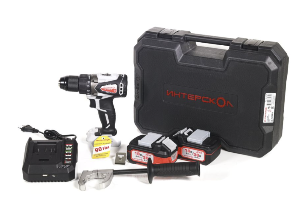 Аккумуляторная дрель-шуруповерт Интерскол ДА-13/36В АПИ 90 (2х2,0 Ач) – №2