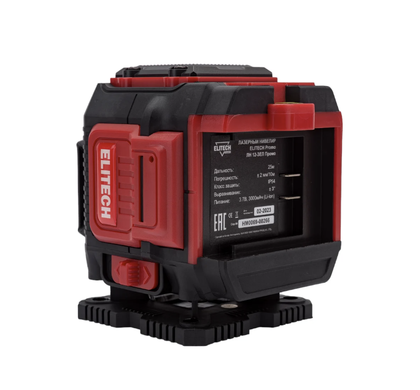 Уровень лазерный Elitech ЛН 12-ЗЕЛ Промо №3