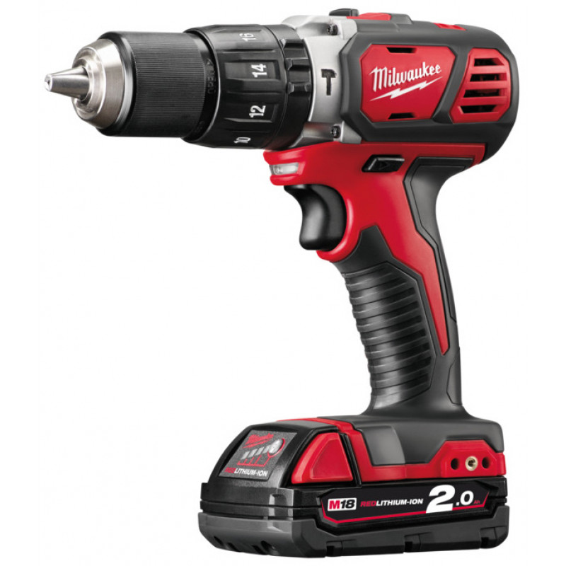 Аккумуляторная ударная дрель-шуруповерт Milwaukee M18 BPD-202C (2х2,0 Ач) №5